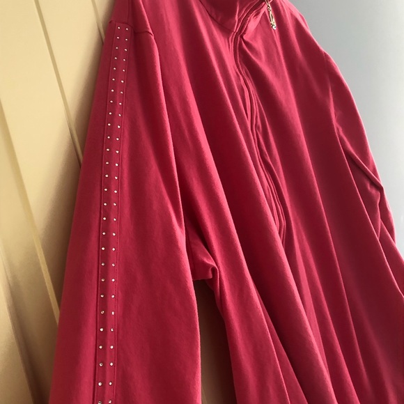 Liz & me Pink With Blue sz 3XL Athletic Stretch - Picture 3 of 7